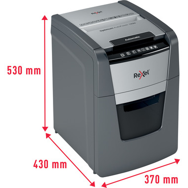 REXEL Aktenvernichter Optimum AF+ 2020100MCH 100M, P-5, 34lt