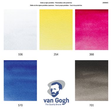 VAN GOGH Couleurs aquarelle 20808605 Pocketbox
