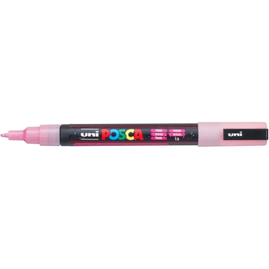 UNI-BALL Posca Marker 0.9-1.3mm PC3-ML PINK glitzer rosa
