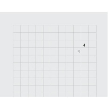 INGOLD-BIWA Quaderno A4 02.9420.55 grigio 80g 5x5mm 25 pz.