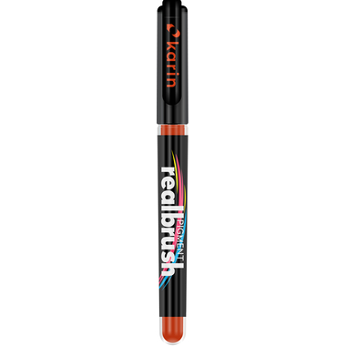 KARIN Real Brush Pen 0.4mm 33Z172 Pigment, rouge orangé