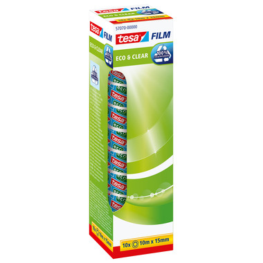 TESA Film Eco Clear 15mmx10m 570700000 Officebox 10 pcs.