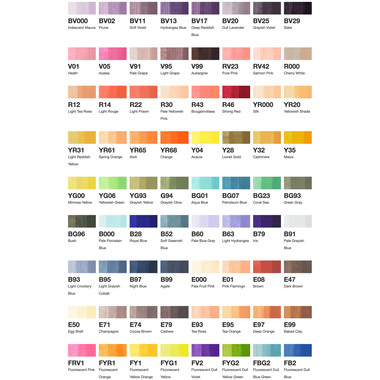 COPIC Marker Sketch 21075164 Set D, 72 pcs.