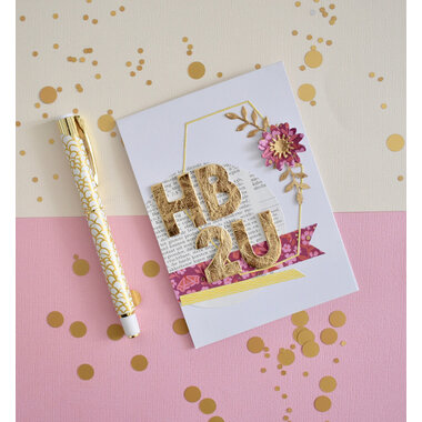 SIZZIX Emporte-piéces cadre floral 664377 Set de 12