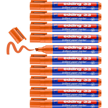 EDDING Permanent Marker 33 1-5mm 33-6 orange