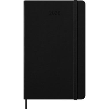 MOLESKINE Agenda Classic Large 2026 DHB12WV3Y26 1S/2P noir HC 13x21cm