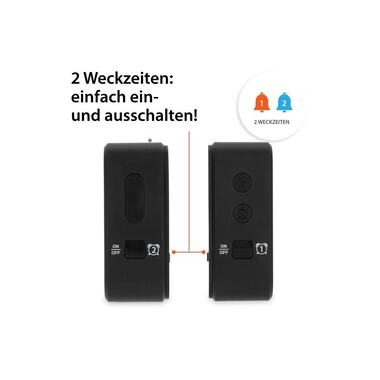 ADE sveglia digitale con sensore di luce notturna