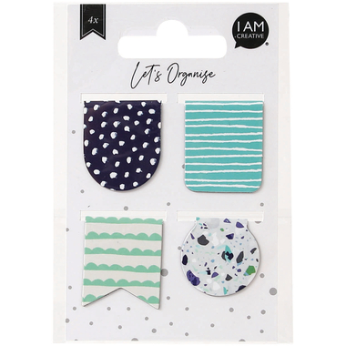 I AM CREATIVE Segnalibro Let`s Organize 4035.03 magnetico, 4 assortiti