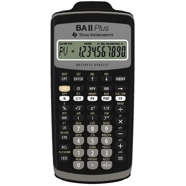TEXAS INSTRUMENTS Schulrechner TI-BAII+ plus d/f/i