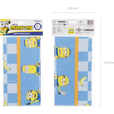PARTYDECO Nappe 180x120cm OBP11 Minions