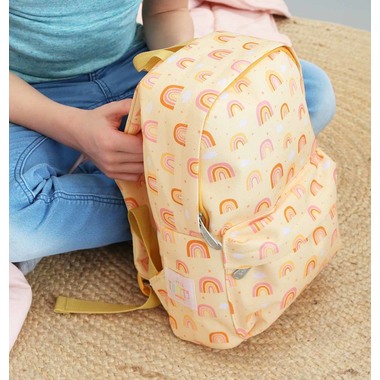 ALLC Zaino Rainbows BPRAPI47 giallo 23.5x30x10cm