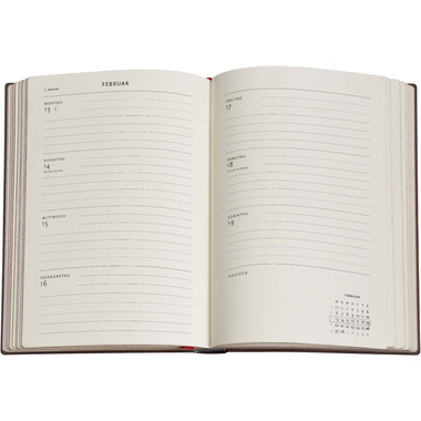 PAPERBLANKS Agenda Cezanne Midi 26/27 DD1726-5 1W/2S 18M DE HOR HC 13x18cm