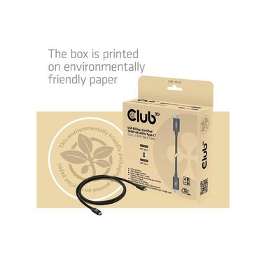 Club 3D Cavo USB CAC-1570 USB-C - USB-C 1,2 m