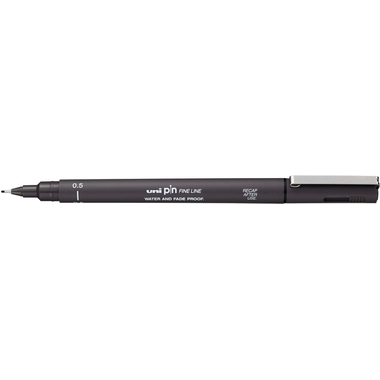 UNI-BALL Fineliner Pin 0.5mm PIN05-200(S) Dark Grey dunkelgrau