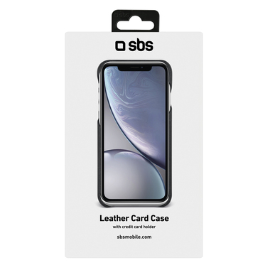 Coque rigide en cuir véritable pour iPhone XR