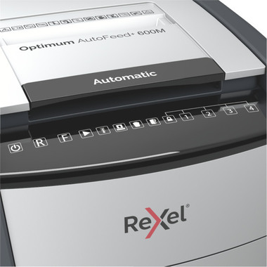 REXEL Destructeur docu. Optimum AF+ 2020600MCH 600M, P-5, 110lt