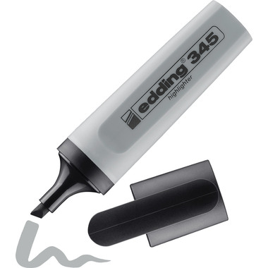 EDDING Textmarker 345 345-12 gris argent