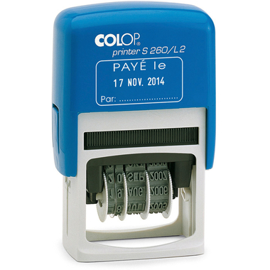 COLOP Dataro Paye le F S260L2/F 24x45mm
