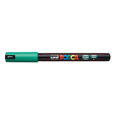 UNI-BALL Fineliner Posca 0.7mm PC-1MR GREEN grün