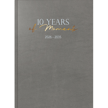 RIDOIDE 10 Jahresagenda 2026-2035 7022404016.26 1T/1S grau DE 21x29.1cm