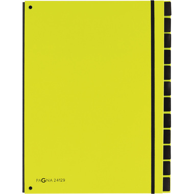 PAGNA Dossier à soufflets Trend A4 24129-17 vert lime 12 compartiments