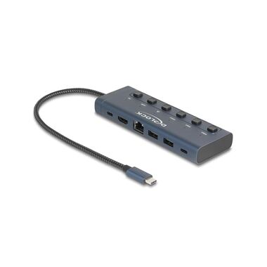 Delock Docking Station USB Type-C 4K HDMI / USB / LAN / PD 3.0 90 W