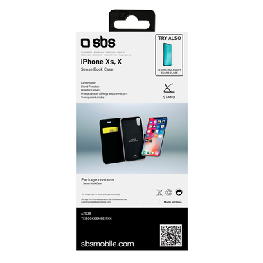 Handyhülle im Buch-Style für iPhone XS,X
