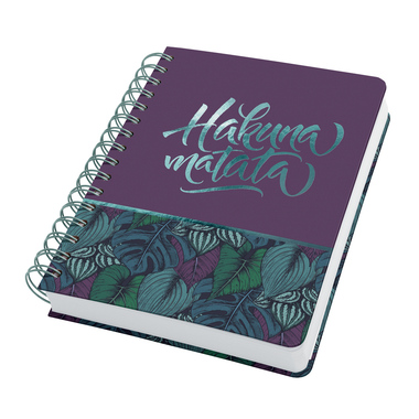 JOLIE Taccuino a spirale A5 JN613 Jungle Dreams, dots 240 pagine