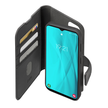 Book case with cover and cardholder pockets