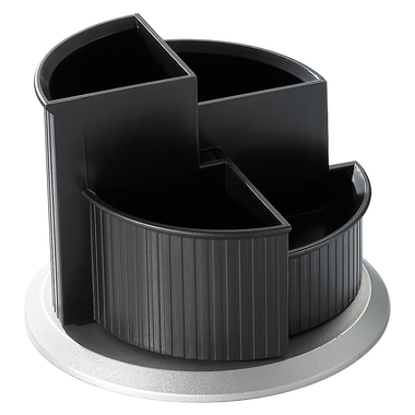 HELIT Organizer 150x112mm H6220599 nero/silber