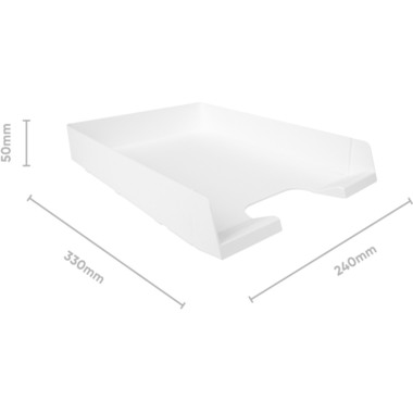 BIELLA Briefablage Parat-Plast A4/C4 30540001U weiss