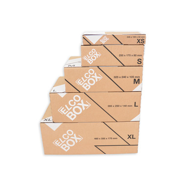 ELCO Emballage d'envoi XS 28831.25 marron/blanc 245x150x33mm