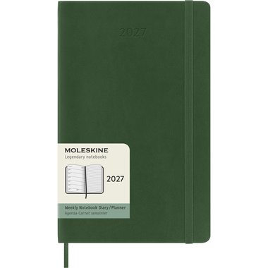 MOLESKINE Agenda Classic Large 2027 DSK1512WN3Y27 1S/1P verde mirto SC 13x21cm