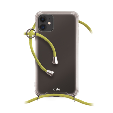 Durchsichtiges Cover mit Umhängeband für iPhone 11