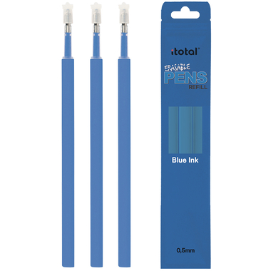 I-TOTAL Ersatzminen XL2303 löschbar, blau 3 Stück