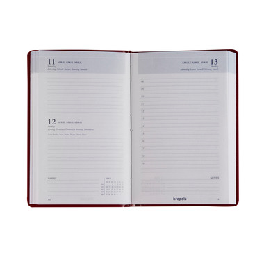 BREPOLS Agenda Trade Seta 2026 0.814.2120 1T/1S ass. 8.5x12.5cm