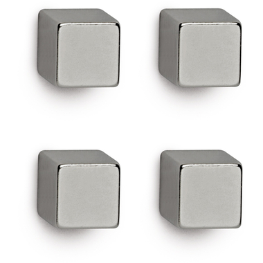 MAUL Neodym Calamita 10x10x10mm 6169296 Set, 3,8kg 4 pezzi