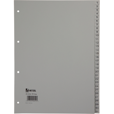 HETZEL Répertoires PP A4 25245481 grau 1-31