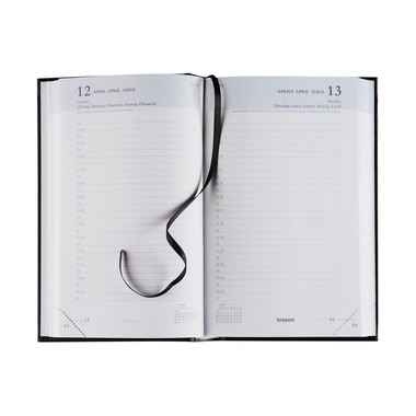 BREPOLS Agenda Brefix 16 Lima 2026 0.016.1256 1T/1S schwarz 11.3x18.2cm