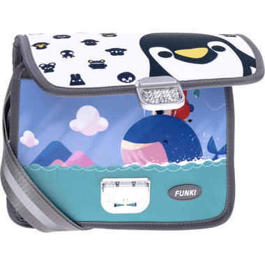 FUNKI Kindergarten-Tasche weiss S6020.007 PenginMin. 26x20x70cm