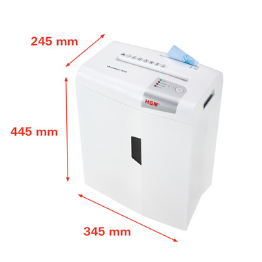 HSM Destructeur docu. shredstar 1045111 X10, P-4, 20lt