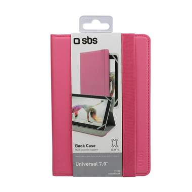 Étui livre universel avec fonction stand pour tablette 7 pouces | SBS