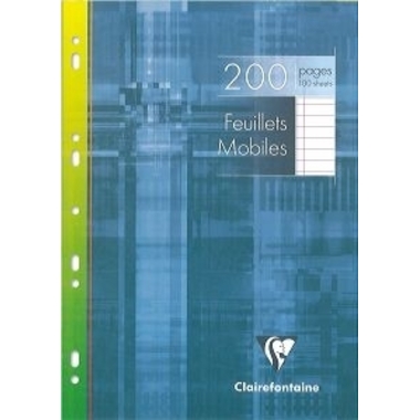 CLAIREFONTAINE Inserto per classif. A4 1756 rigato 100 pezzi