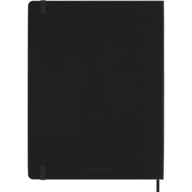 MOLESKINE Agenda Smart Weekly Pro 2026 SMDHB12PRO4Y26 1S/2P nero HC 19x25cm
