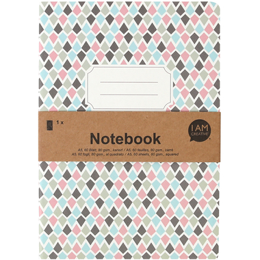 I AM CREATIVE Taccuino A5 4005.17 colorato 60 pagine