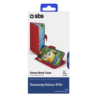 Book case for Samsung Galaxy S10+ with stand function