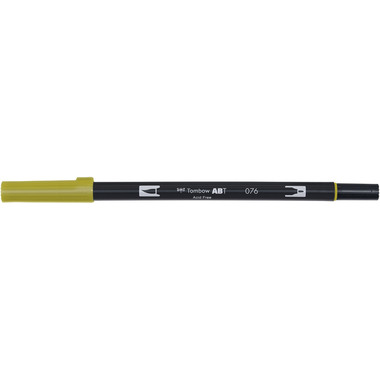 TOMBOW Dual Brush Pen ABT 076 grüner Ocker