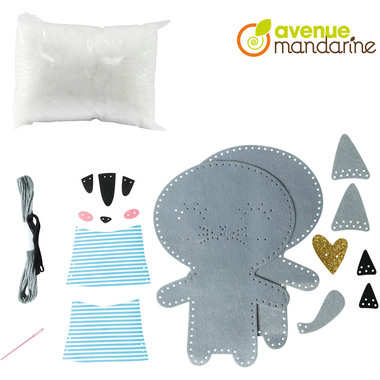 MANDARINE Kit de bricolage 52654O Little Couz'in Tina la chatte