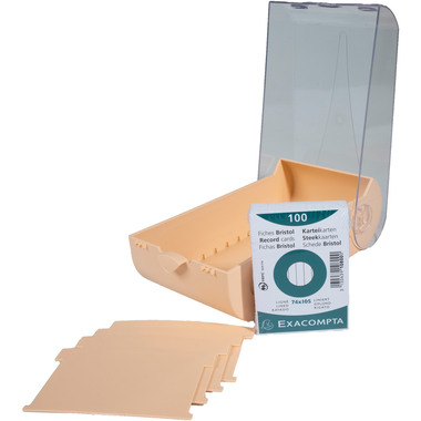 EXACOMPTA Caisse defischier Bunny A8 5336123D rouge corail 10x6.2x19.5cm