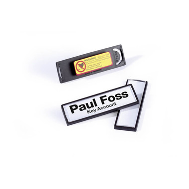 DURABLE Namensschild Clip-Card 67x17mm 813201 25 Stück